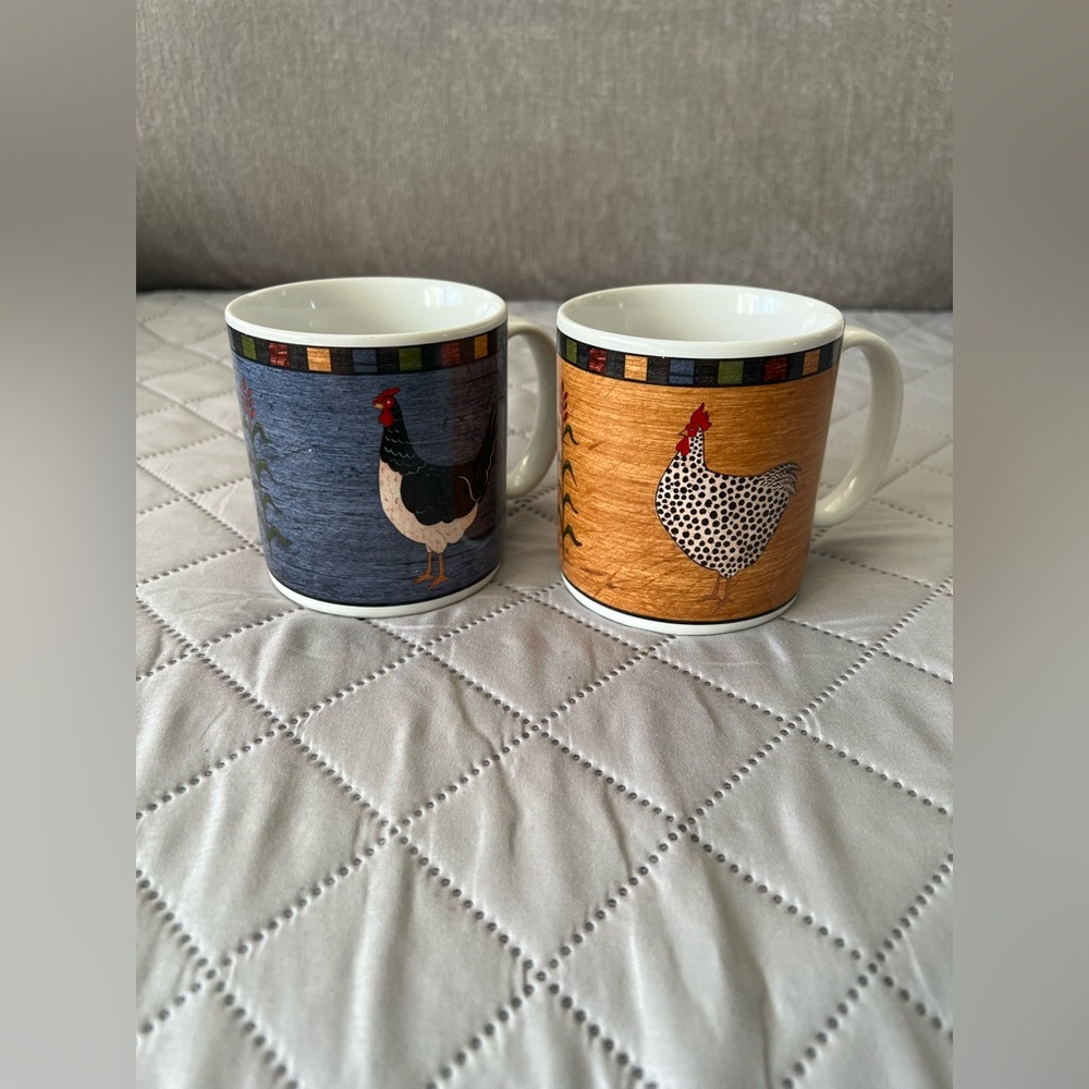 Warren Kimble 2 set Country Quartet
Rooster Coffee Mugs